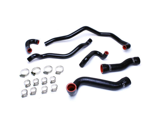 HPS Black Reinforced Silicone Radiator + Heater Hose Kit Coolant for BMW 01-06 E46 M3 Left Hand Drive